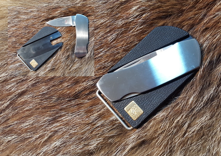 BELT BUCKLE ALMAR ALL KNIVES VINTAGE & COLLECTOR KNIVES